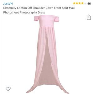 Pink Maternity Dress for Photos